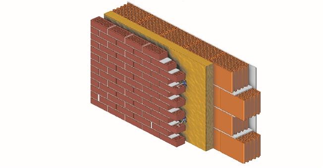 Połączenie materiałów stosowanych do budowy trójwarstwowej ściany z elewacją z cegły klinkierowej zapewnia wysoką izolacyjność cieplną i akustyczną konstrukcji, a także jej wyjątkową odporność na uszkodzenia i zabrudzenia / Fot. CRH Klinkier