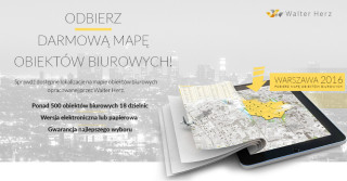 Warszawskie biurowce 2016 / mapa obiektów biurowych