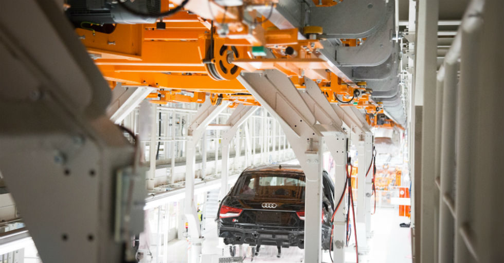 Jak technika napędowa zmieniła linię produkcyjną Audi e-tron