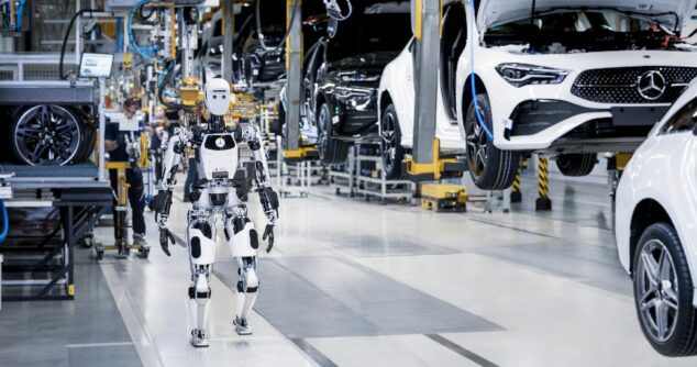 Mercedes testuje roboty humanoidalne do mało wymagających, powtarzalnych zadań