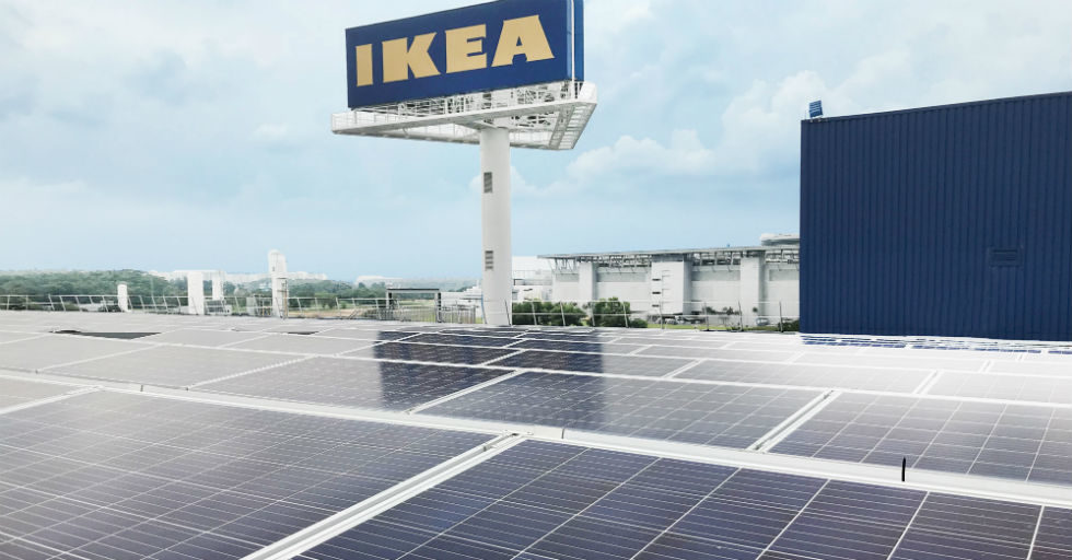 ABB pomaga firmie IKEA wykorzystać energię słońca w Singapurze
