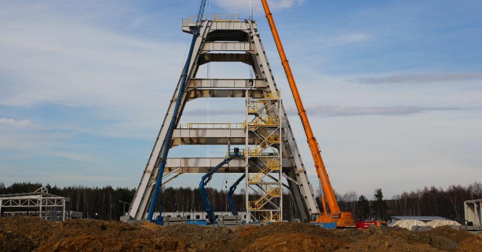 Pionierska wieża przyspieszy budowę szybu Grzegorz