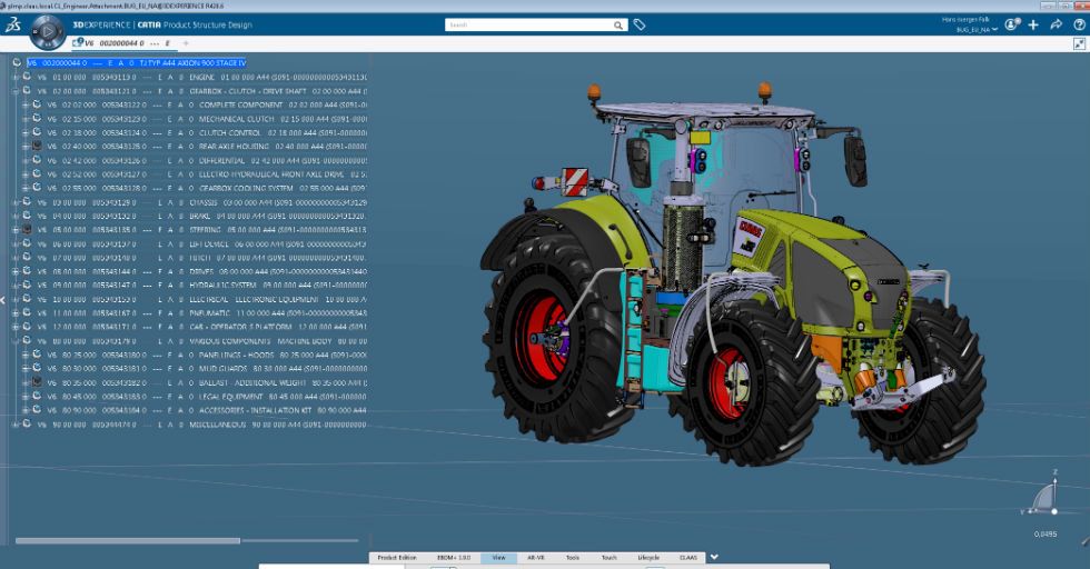 Producent sprzętu rolniczego CLAAS wdraża platformę 3DEXPERIENCE