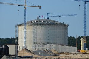 Zbiornik na gaz LNG w Świnoujściu