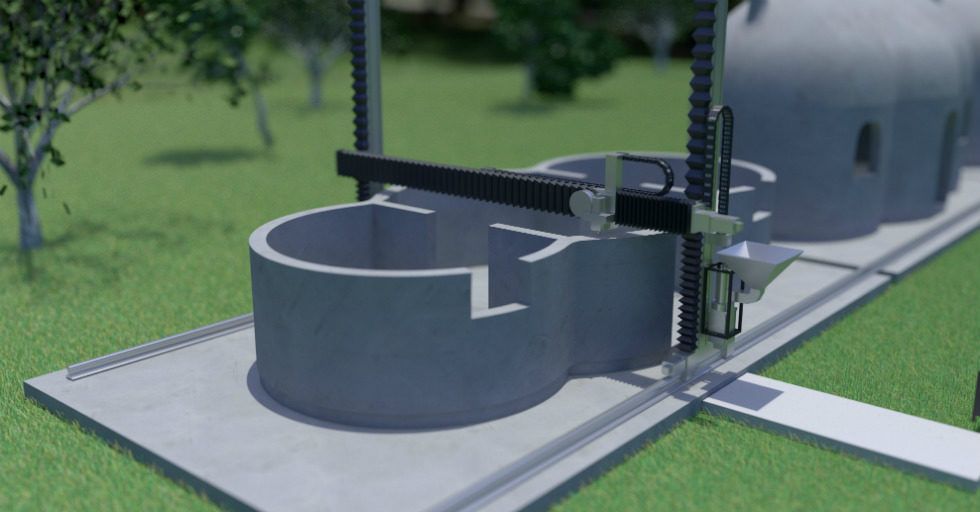 Polska drukarka 3D do aplikacji budowlanych wykorzystujących beton na ukończeniu