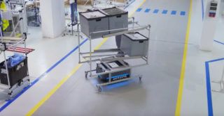 Zastosowanie robotów mobilnych na liniach montażowych Whirlpool